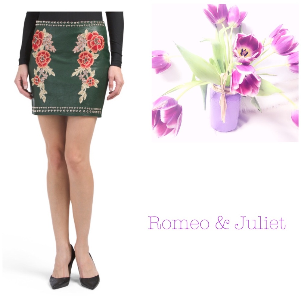 Juliet Studded Miniskirt